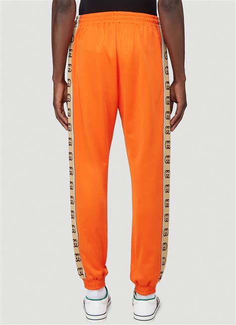 orange gucci pants